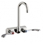 Chicago Faucets W4W-GN1AE35-317AB Workboard Faucet, 4'' Wall